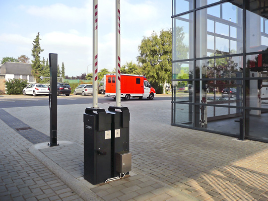 Schrankenanlage Feuer- u. Rettungswache Langenfeld/Rheinland